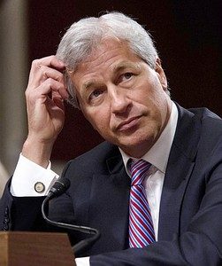 Jamie Dimon, chairman of the board, president and CEO of JPMorgan Chase & Co. testifies before a US Senate Banking Committee full committee hearing on "A Breakdown in Risk Management: What Went Wrong at JPMorgan Chase?" on June 13, 2012 on Capitol Hill in Washington, DC. AFP PHOTO/Karen BLEIER        (Photo credit should read KAREN BLEIER/AFP/GettyImages)