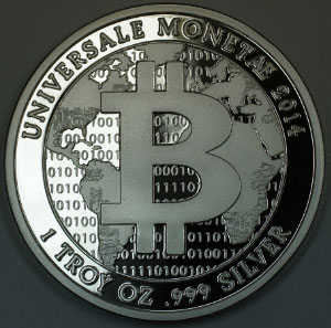 Bitcoin silver coin