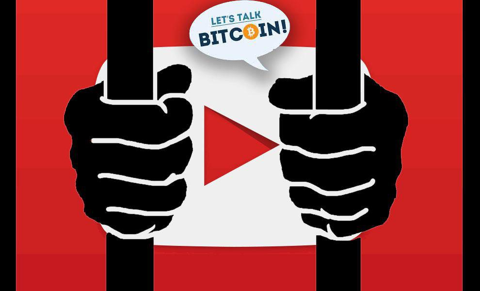 'Let's Talk Bitcoin' Youtube Channel Suspended for Copyright Infringement