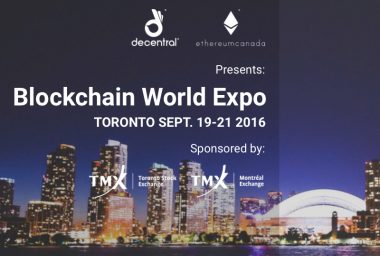 Toronto to Host World's Largest Blockchain Expo