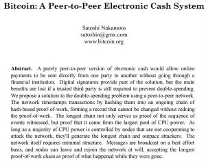 Bitcoin Satoshi White Paper