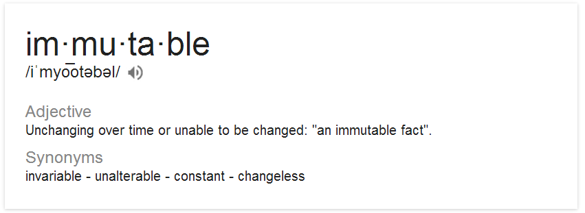 immutable-defined