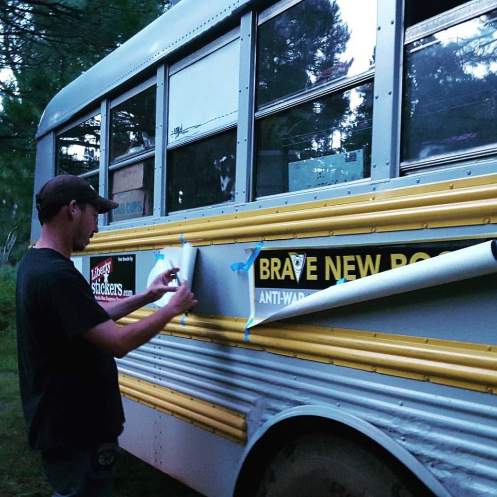 Dash across America bus