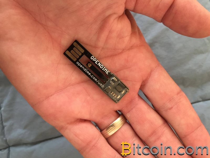 The OpenDime 'Bitcoin Stick' Review