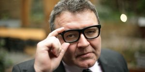 Tom Watson MP at a media briefing for One Billion Rising - which calls to end sexual violence towards women and children - at The House of St Barnabas in Soho, London.