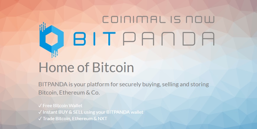Coinimal re-brands to BITPANDA, launches new features including bitcoin wallet