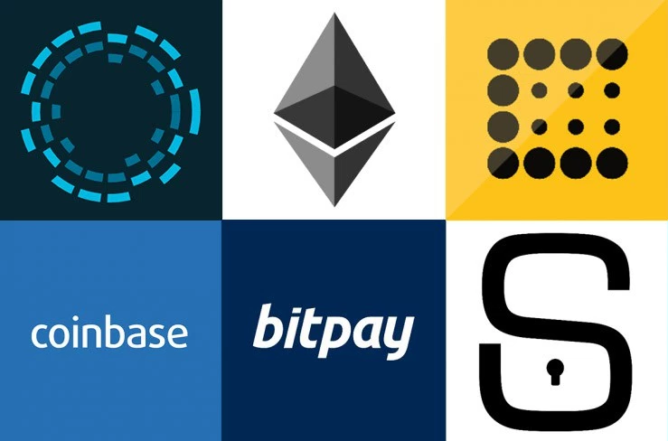Top influential organizations: Blockchain, Coinbase, Kraken, Bitstamp, and others