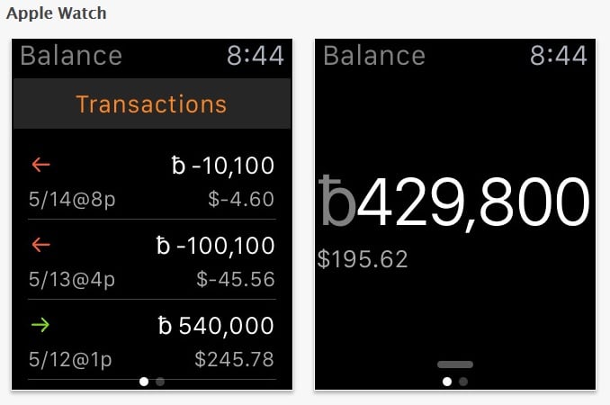 Breadwallet adds support for Apple Watch and announces buy/sell feature