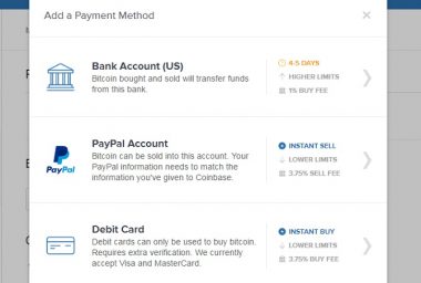 Coinbase integrates PayPal as a payment option