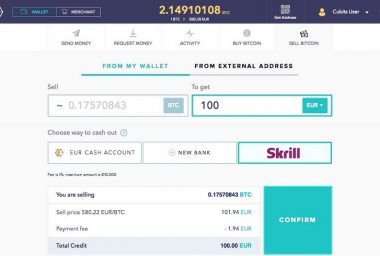 Cubits adds Skrill withdrawals to exchange platform