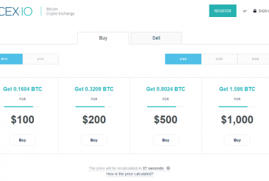 CEX.IO introduces an updated buy/sell page for easy and instant transactions