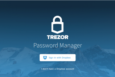 Trezor launches it's Password Manager cloud solution application
