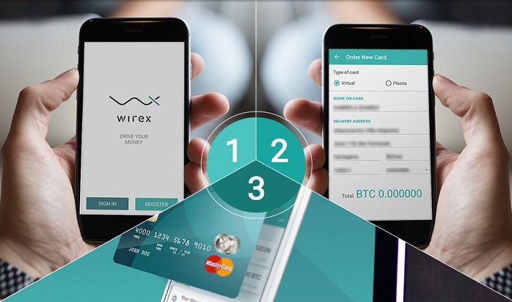 Wirex. Bitcoin Wallet app on Google Play Store website displayed