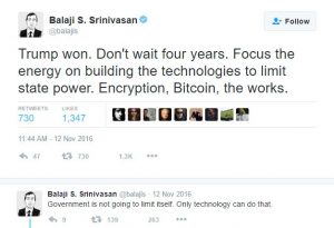 Bitcoin Tweets Balaji Srinivasan Didn't Want You to See