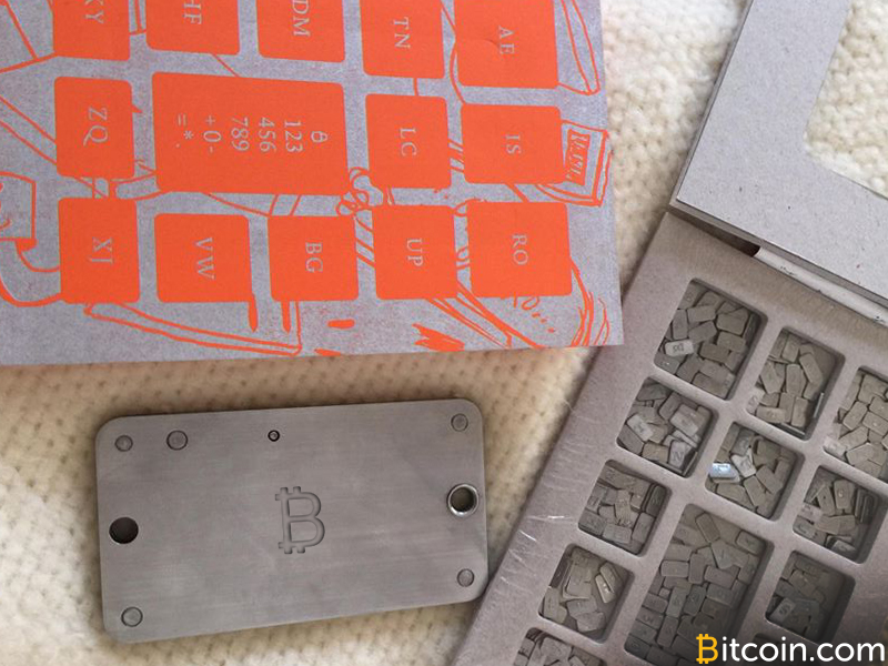 Review of the Cold Storage Hardware Wallet Cryptosteel