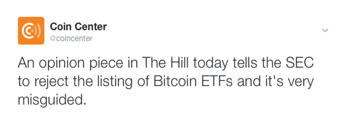 Mainstream Media Columnist Says SEC Should Reject Bitcoin ETF