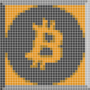 Pixelated Bitcoin Logo Gets Painted on the R/Place Canvas Experiment