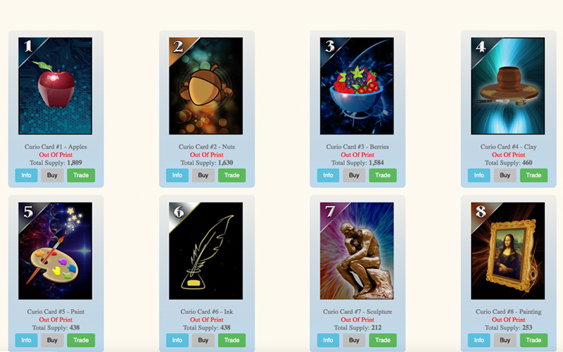 Blockchain Collectibles: A Discussion With the Creator of Curio Cards
