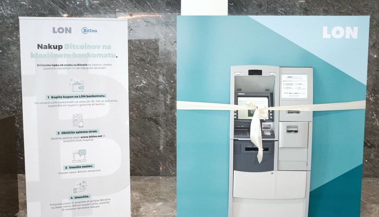 A Slovenian Savings Bank's Traditional ATM Implements Bitcoin Voucher System 