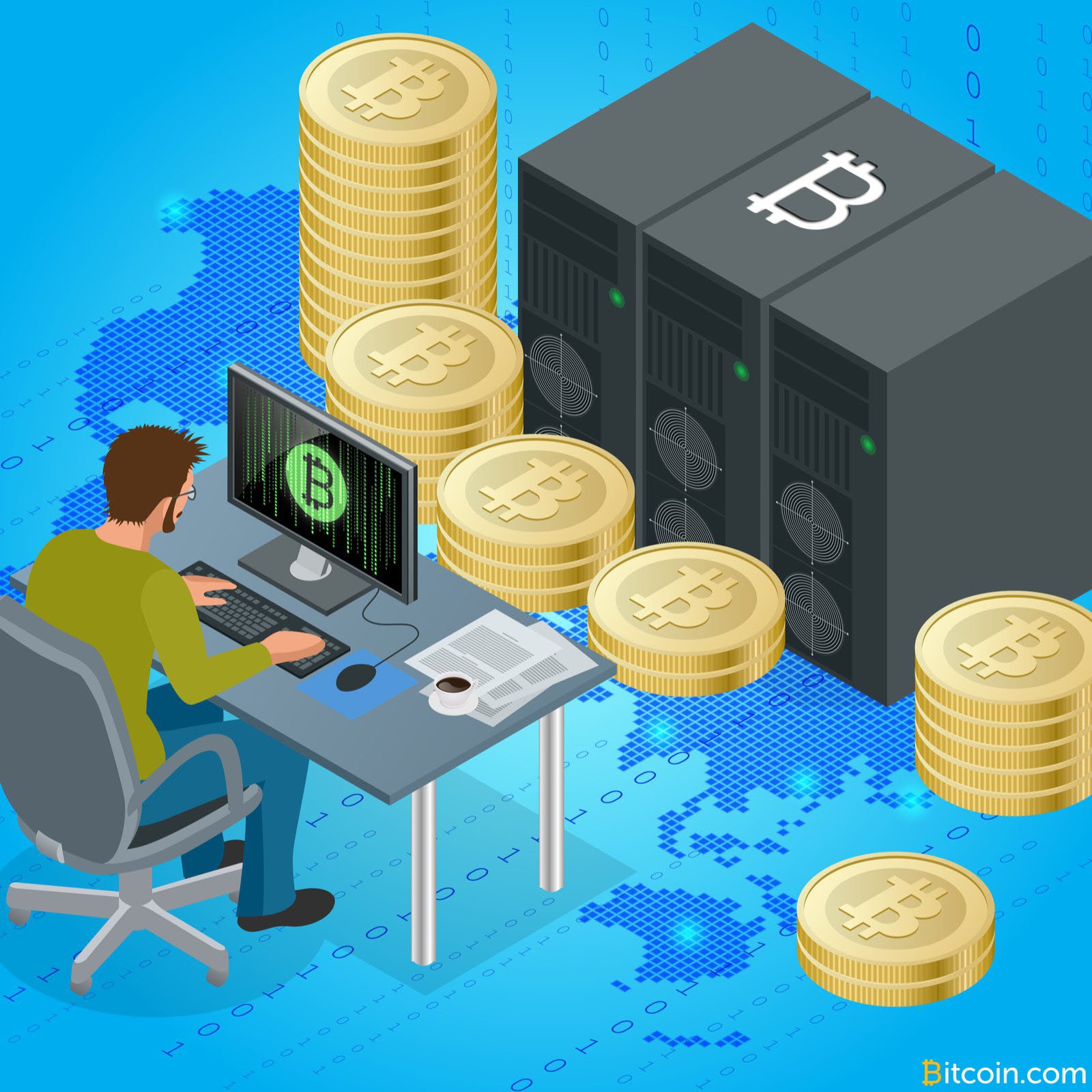 darbo pradžia su bitcoin mining