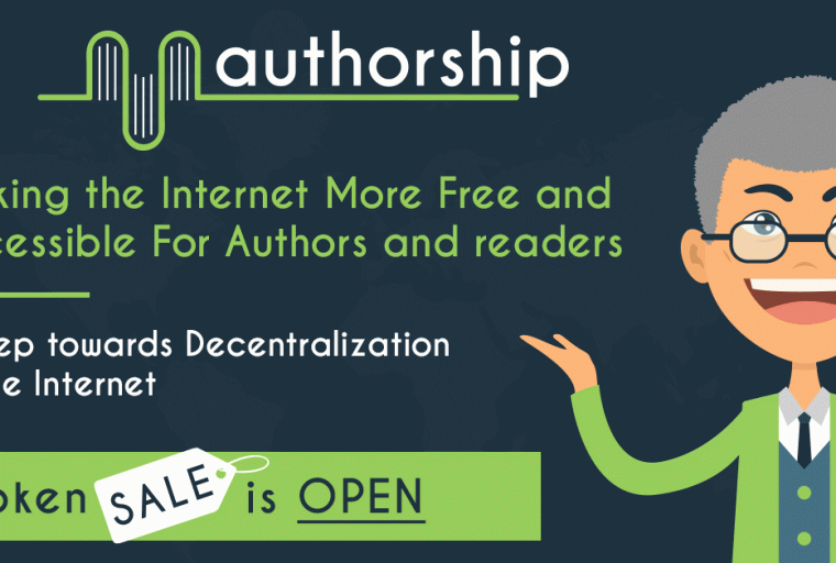 PR: Authorship.com ICO Raised $1M, Still Has 2 Weeks Left Accepting Investments