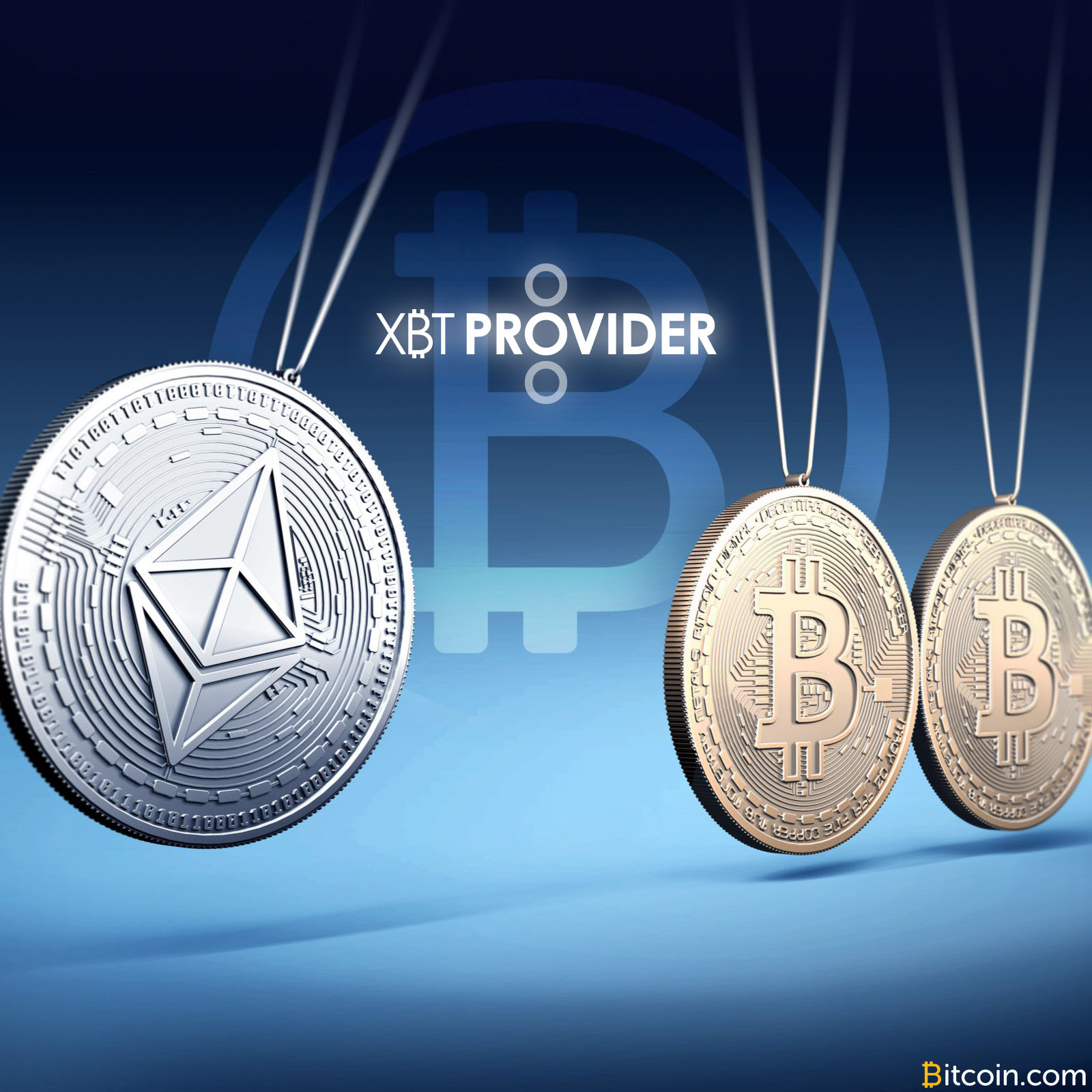 Bitcoin BTC XBT digital crypto delle monete in valuta concetto