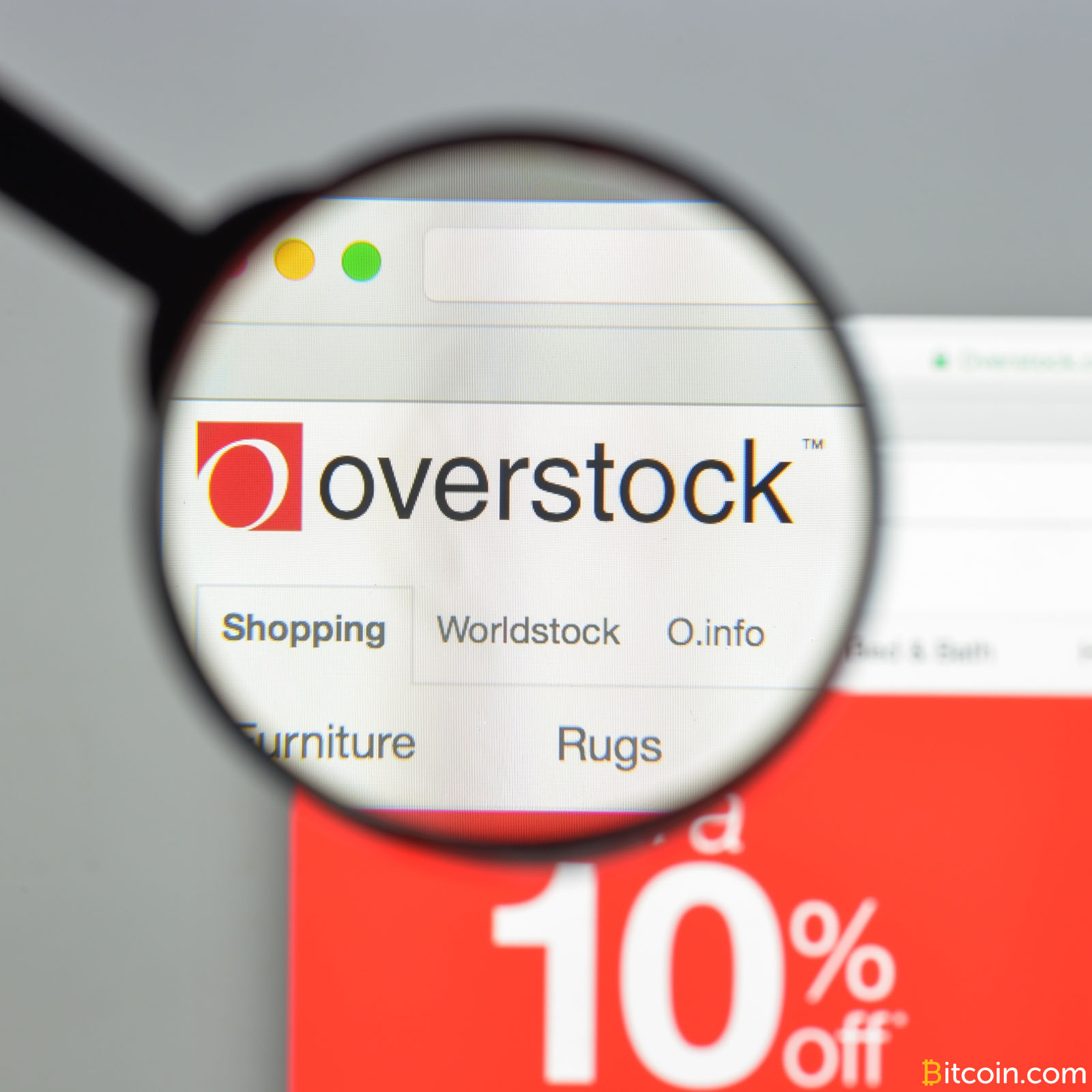 Overstock.com's Stock Shares Soar in Relation to Bitcoin