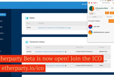 PR: Etherparty Beta Goes Live with Three Real World Use Cases