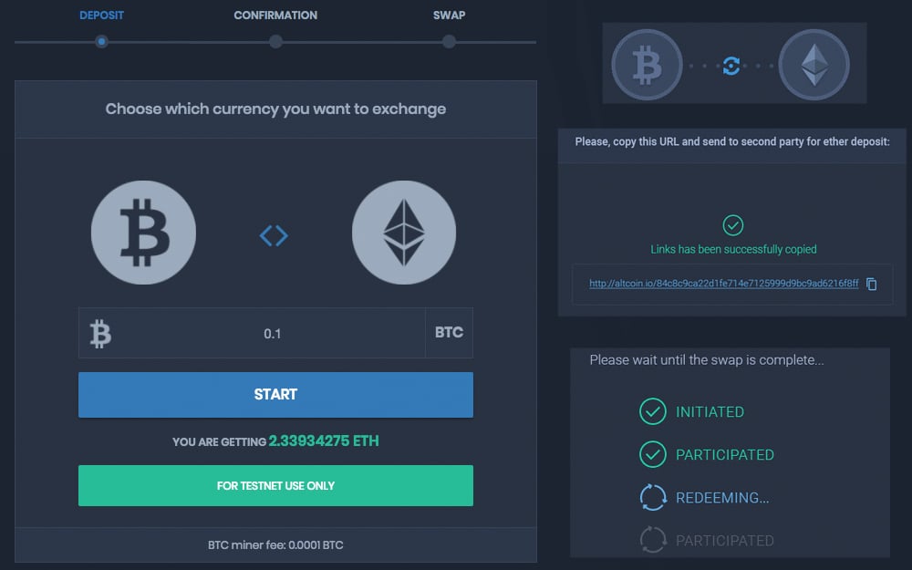 Altcoin.io Exchange Launches Alpha Atomic Swap Wallet 