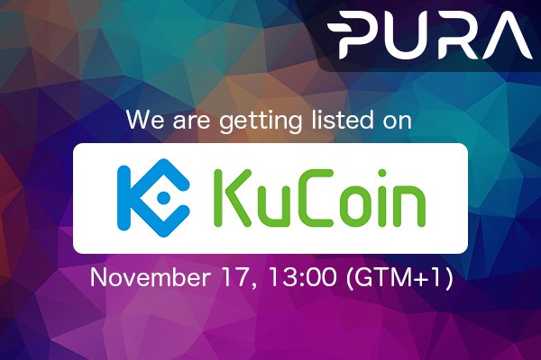 Pura Listing Kucoin Exchange
