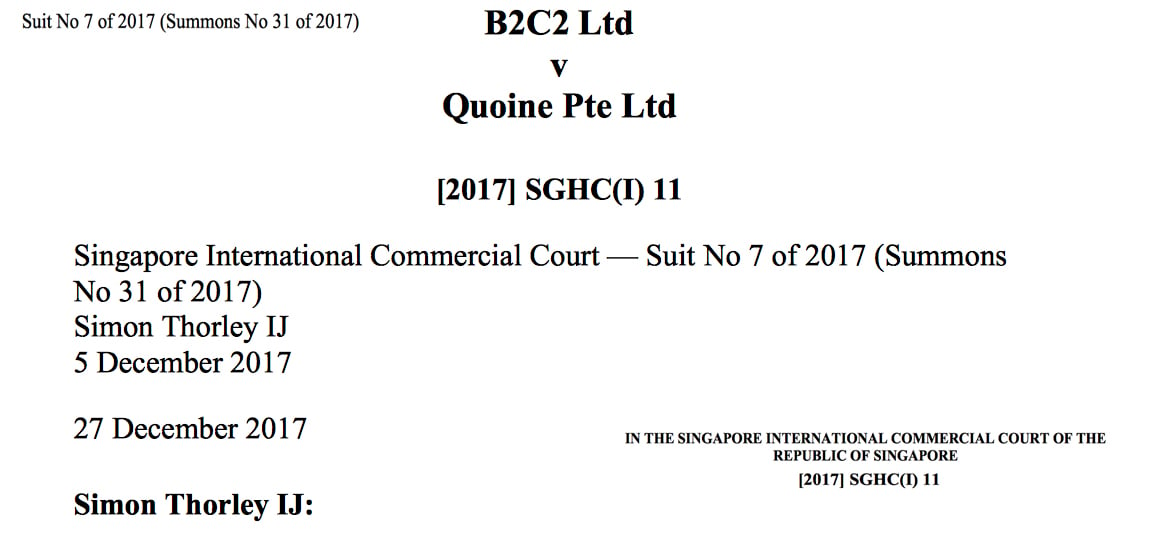 Singapore Judge Dismisses $43M High Profile Bitcoin Case 
