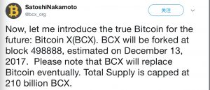 Bitcoin X BCX