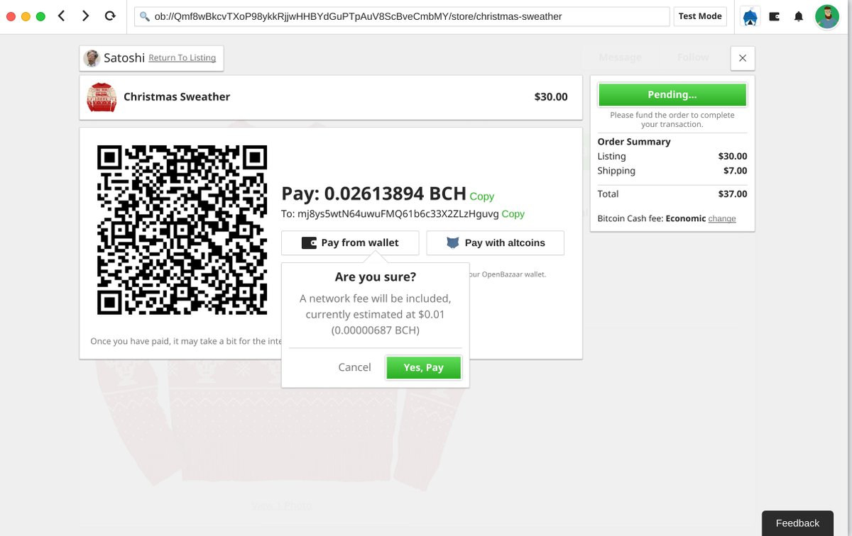 bitcoin cash network status