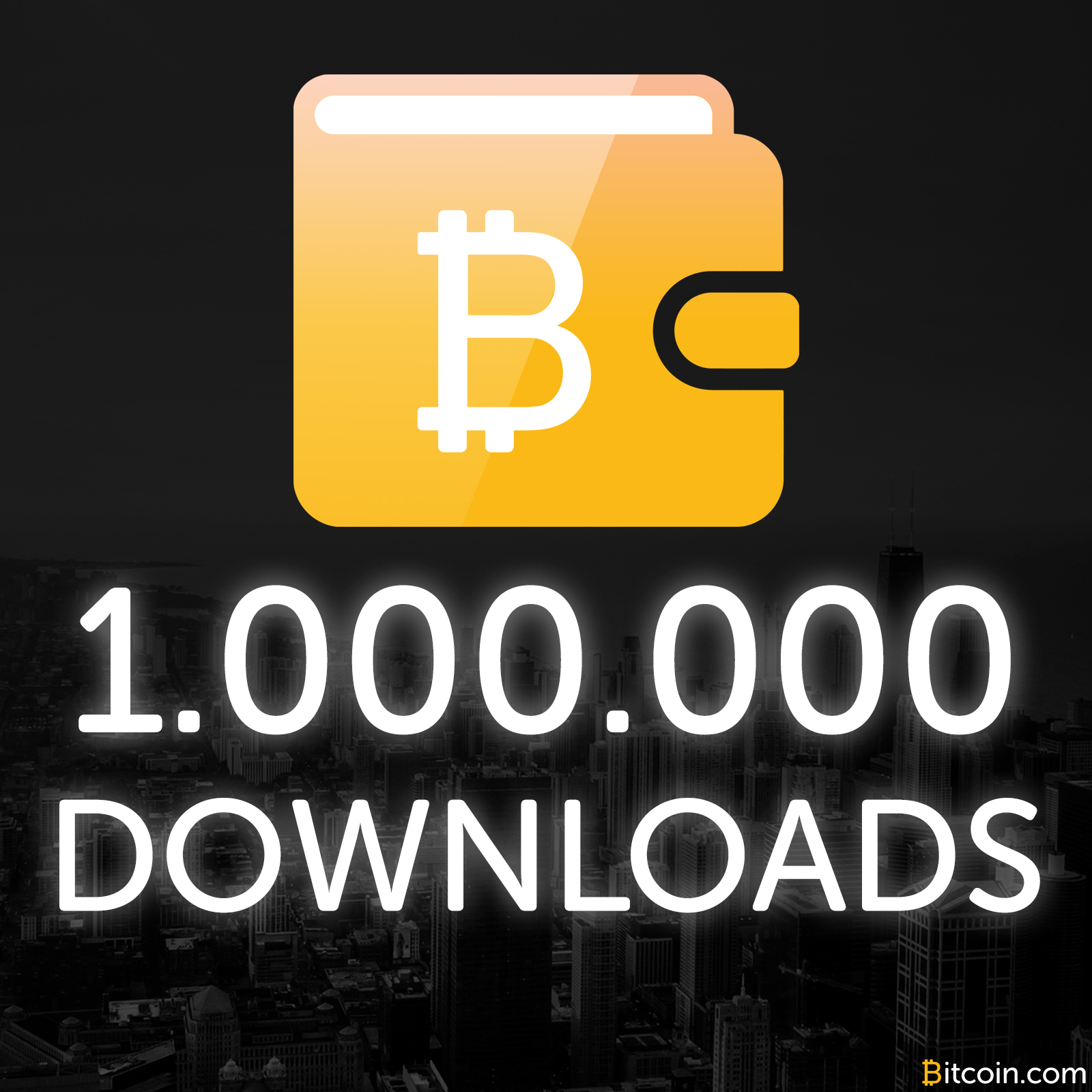 The Bitcoin.com Wallet Celebrates a Million Downloads This Week
