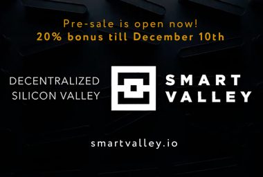 PR: Pre-Sale Launch: Smart Valley - a Decentralized ICO Platform for Projects, Experts, and Investors