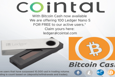 PR: Peer to Peer Crypto Exchange Cointal.com Restores the Cryptocurrency’s Freedom: Performance Summary + Bitcoin Cash Added