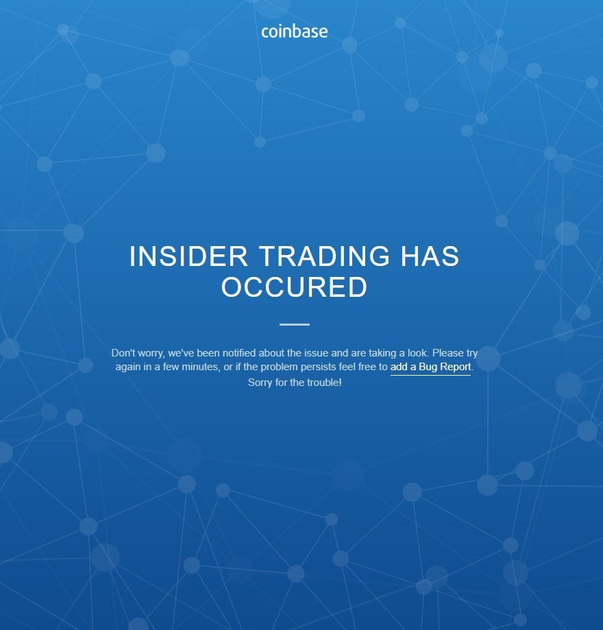 Investors Call Foul Play as Coinbase Parries Insider Trading Accusations
