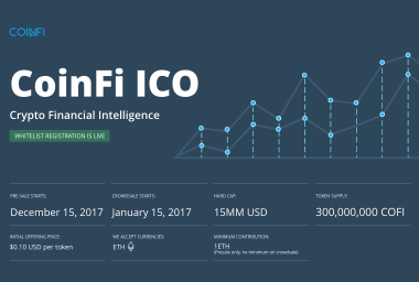 PR: Coinfi Announces ICO for Crypto Market Intelligence Platform