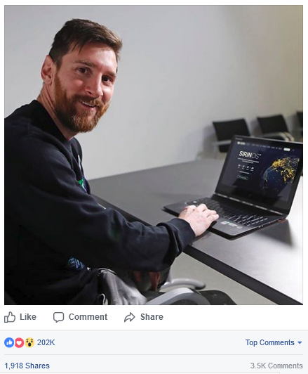Soccer Star Lio Messi Promotes Ultra-Secure New Crypto Phone