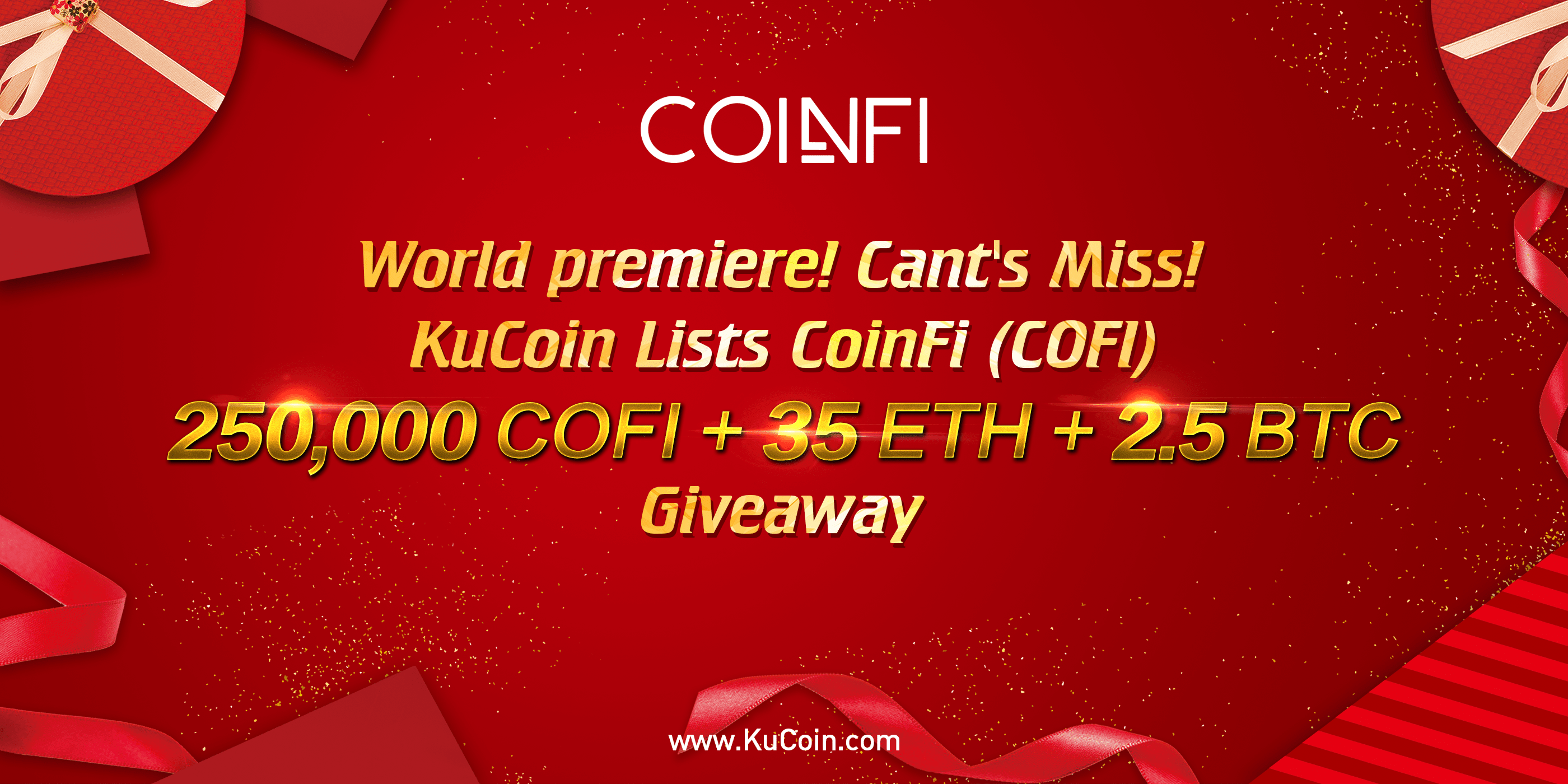how much will cofi coin open up in kucoin exchang
