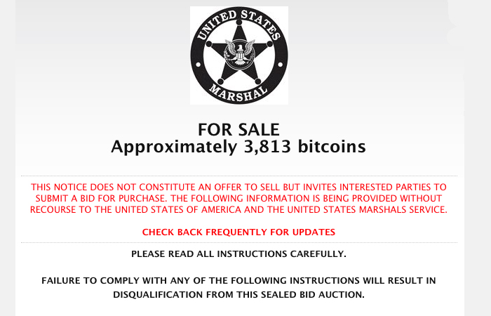 US Marshals Plan to Auction $52M Worth of Seized Bitcoins