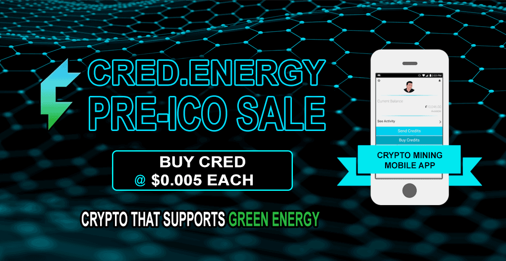 Credits.Energy Mobile Mining App to Support GREEN Energy