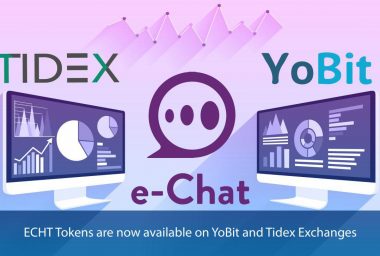 PR: Decentralized Messenger ECHT Tokens Listed on YoBit and Tidex Exchanges