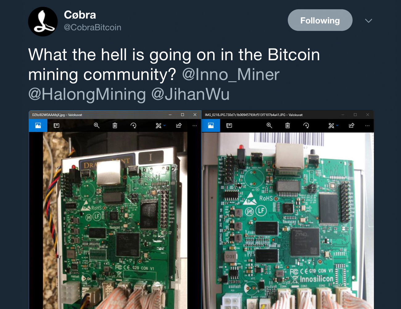 Cryptocurrency Mining Industry Sees Influx of New Hardware