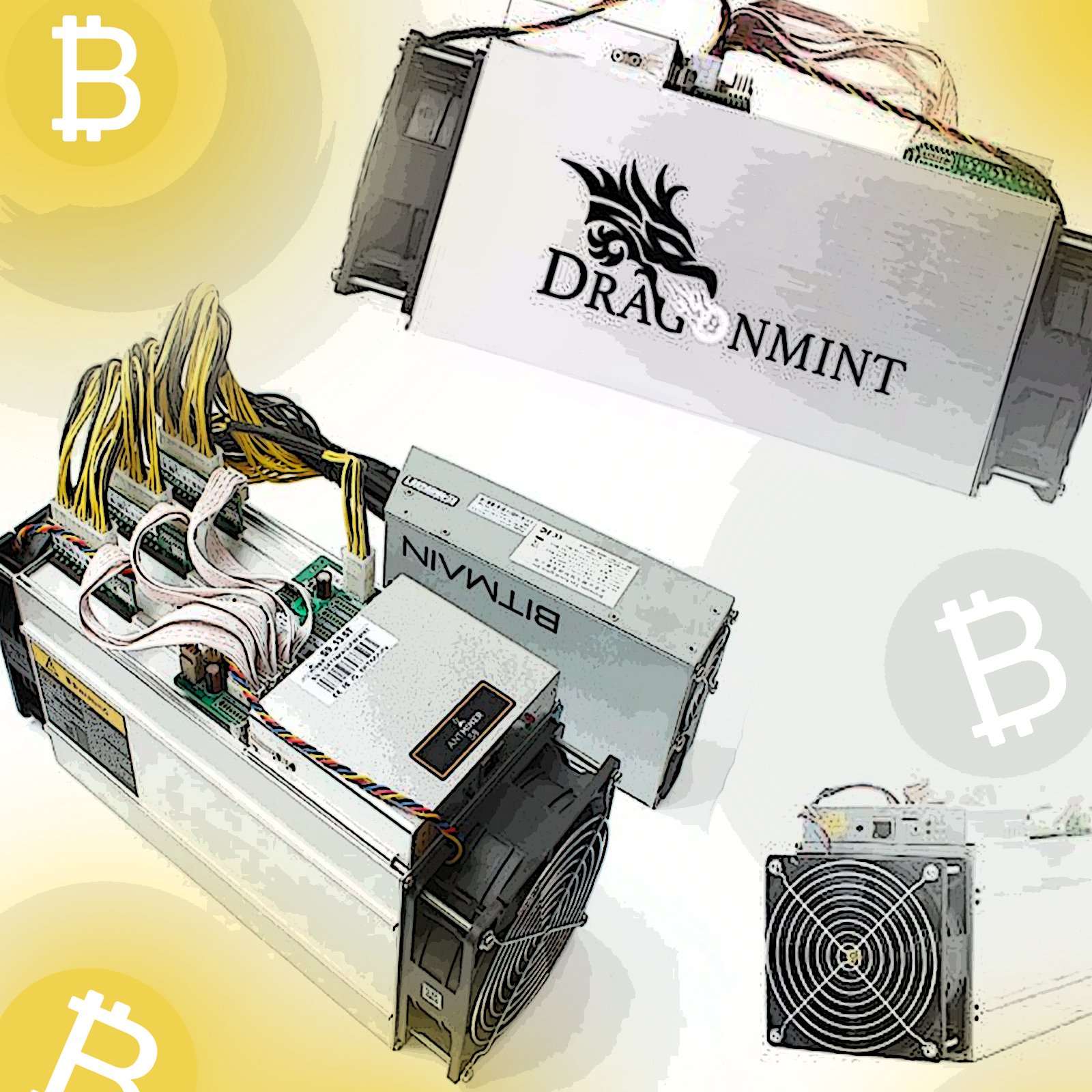 W/ PSU FREE SHIP Dragonmint T1 bitcoin virtual currency miner make some money 
