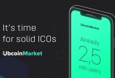 PR: Ubcoin Raises More Than $1 Million at Pre-Sale and Starts Main Token Sale Event