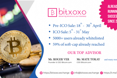 PR: Bitxoxo Exchange Has Launched Its Own ICO Token