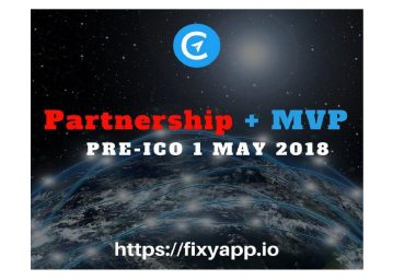 PR: With MVP and Partnership in Hand, Fixy Network Is Primed to Launch Its Pre-ICO