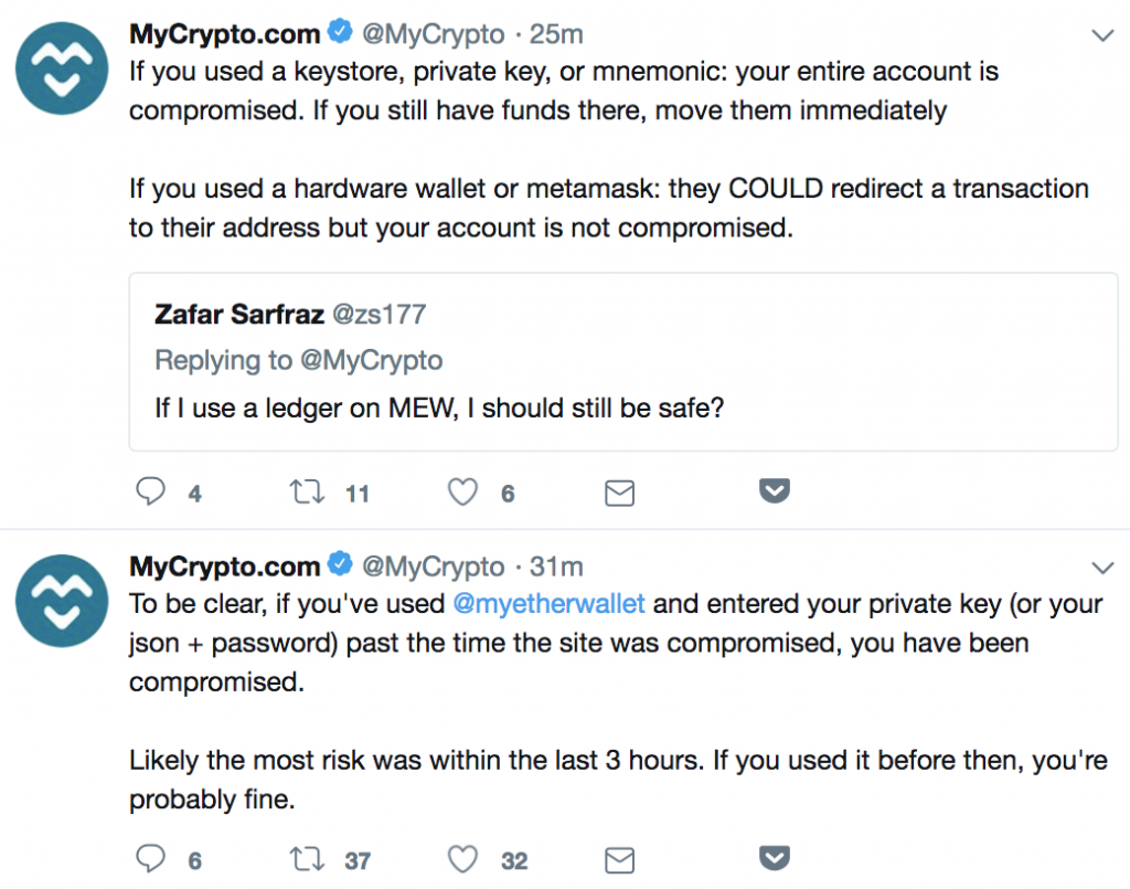 Myetherwallet Servers Are Hijacked in DNS Attack