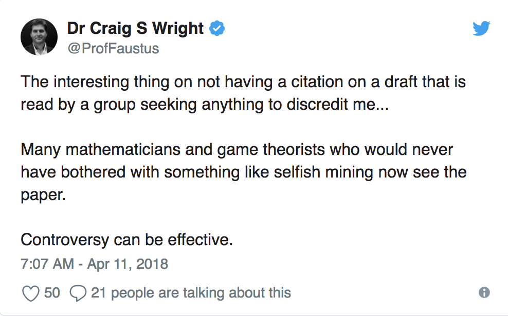 Craig Wright Shrugs Off Plagiarism Accusations